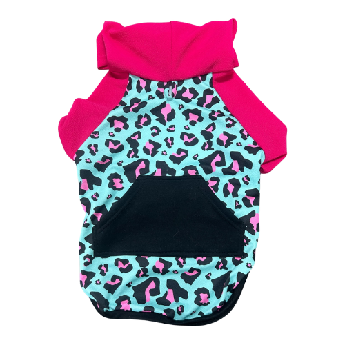 Polerón Capucha - Día Radiante Print Rosa